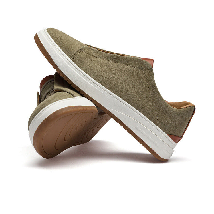MOREL & LAURENT PARIS | CHAUSSURES SANS LACETS EN DAIM POUR HOMME