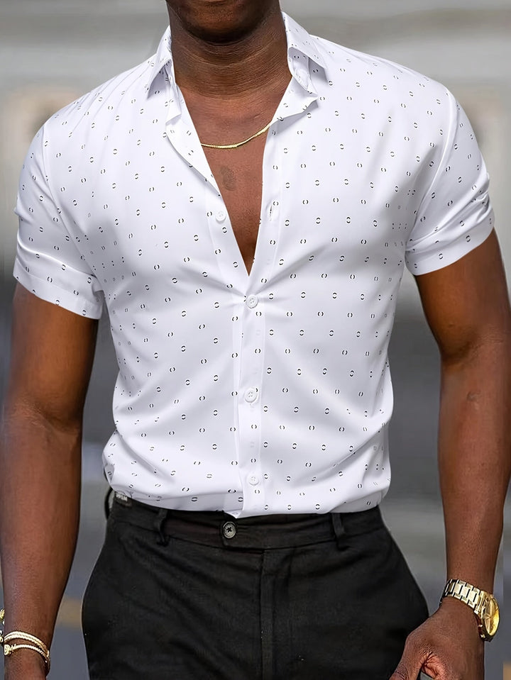 MOREL & LAURENT PARIS | CHEMISE D'ÉTÉ AVEC IMPRIMÉ