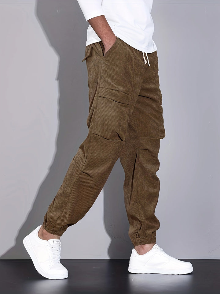 MOREL & LAURENT PARIS | PANTALON CARGO EN CORDUROY