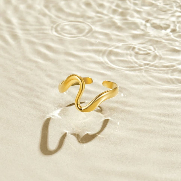 MOREL & LAURENT PARIS | BAGUE ONDA DORATA