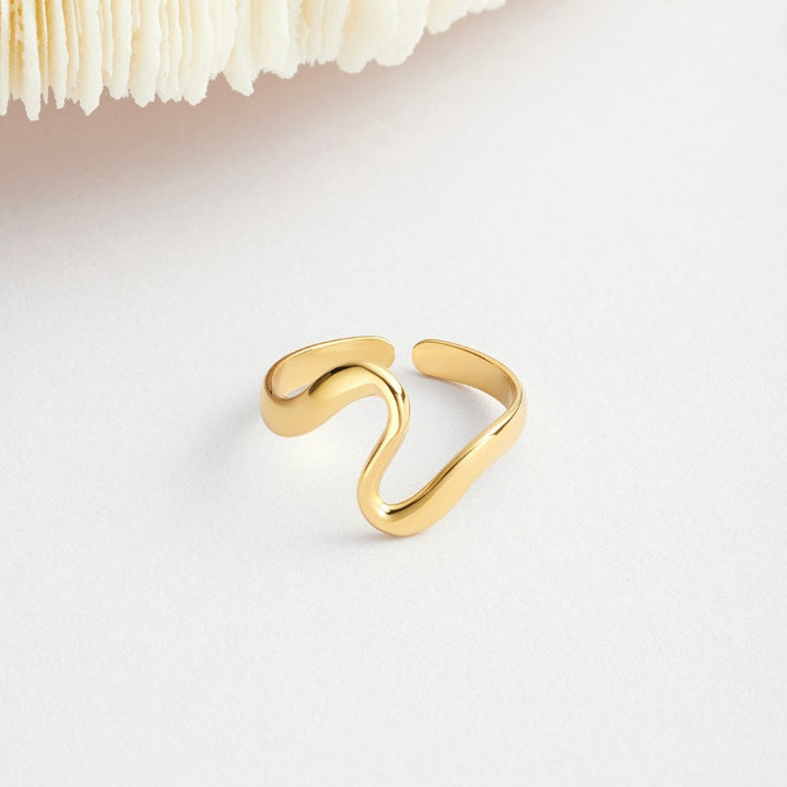 MOREL & LAURENT PARIS | BAGUE ONDA DORATA