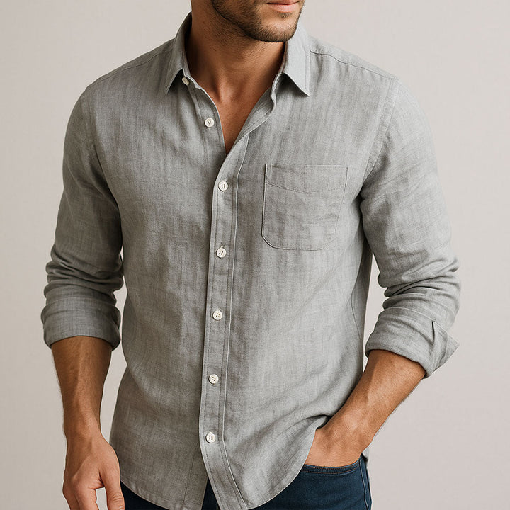 MOREL & LAURENT PARIS | CHEMISE ESSENTIELLE EN LIN POUR HOMME
