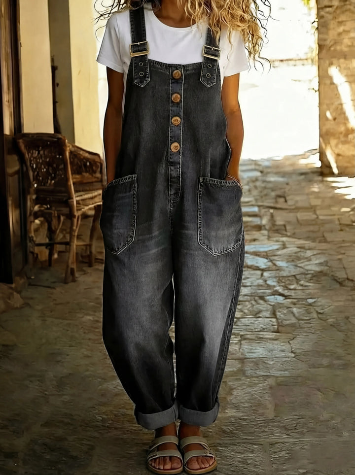 Rocio™ | Combinaison Denim Signature Ajustable