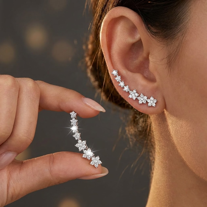 MOREL & LAURENT PARIS | BOUCLES D’OREILLES FLORALES INTEMPORELLES