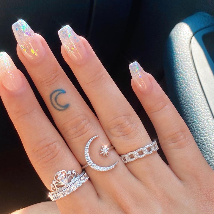 MOREL & LAURENT PARIS | BAGUE LUNE ET ÉTOILE EN ARGENT