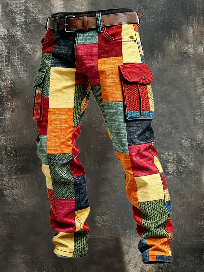 MOREL & LAURENT PARIS | PANTALON PATCHWORK DE CARGO