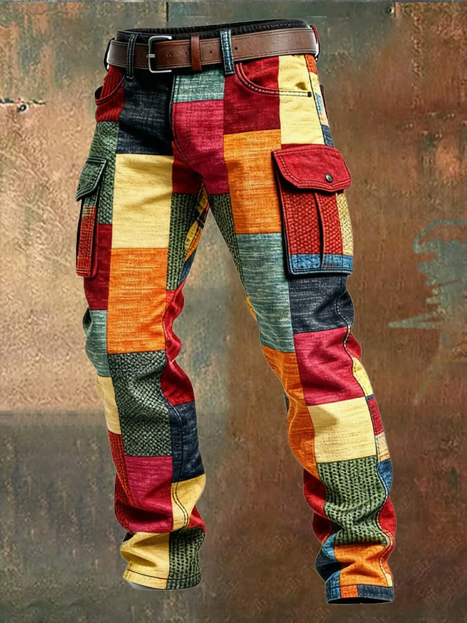 MOREL & LAURENT PARIS | PANTALON PATCHWORK DE CARGO