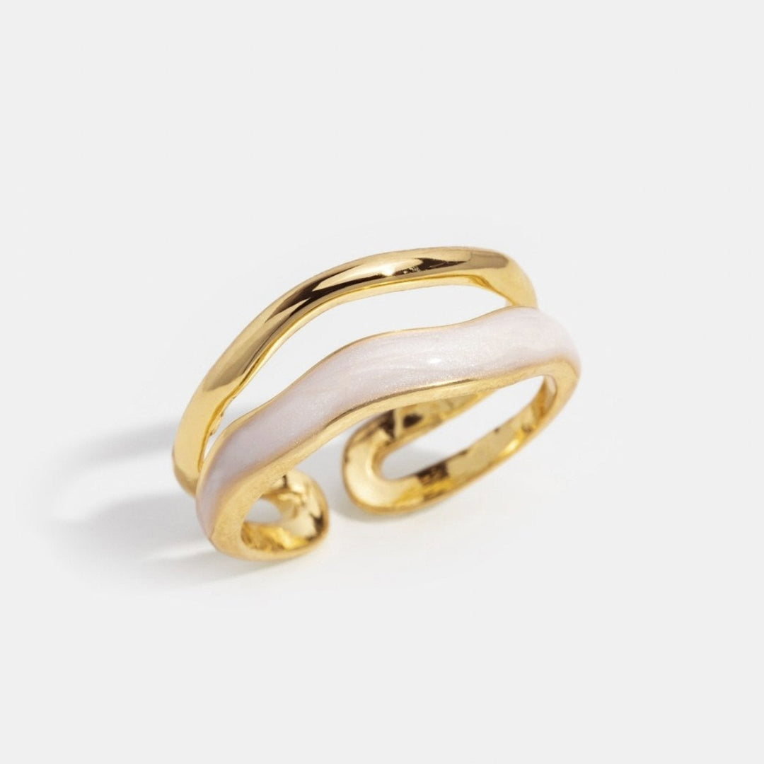 MOREL & LAURENT PARIS | BAGUE DORÉE SAHARA À COUCHES