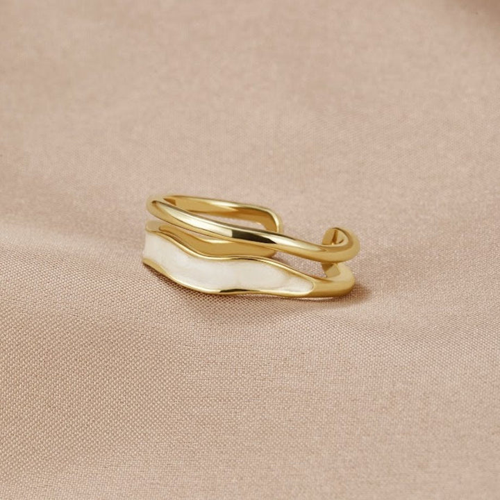 MOREL & LAURENT PARIS | BAGUE DORÉE SAHARA À COUCHES