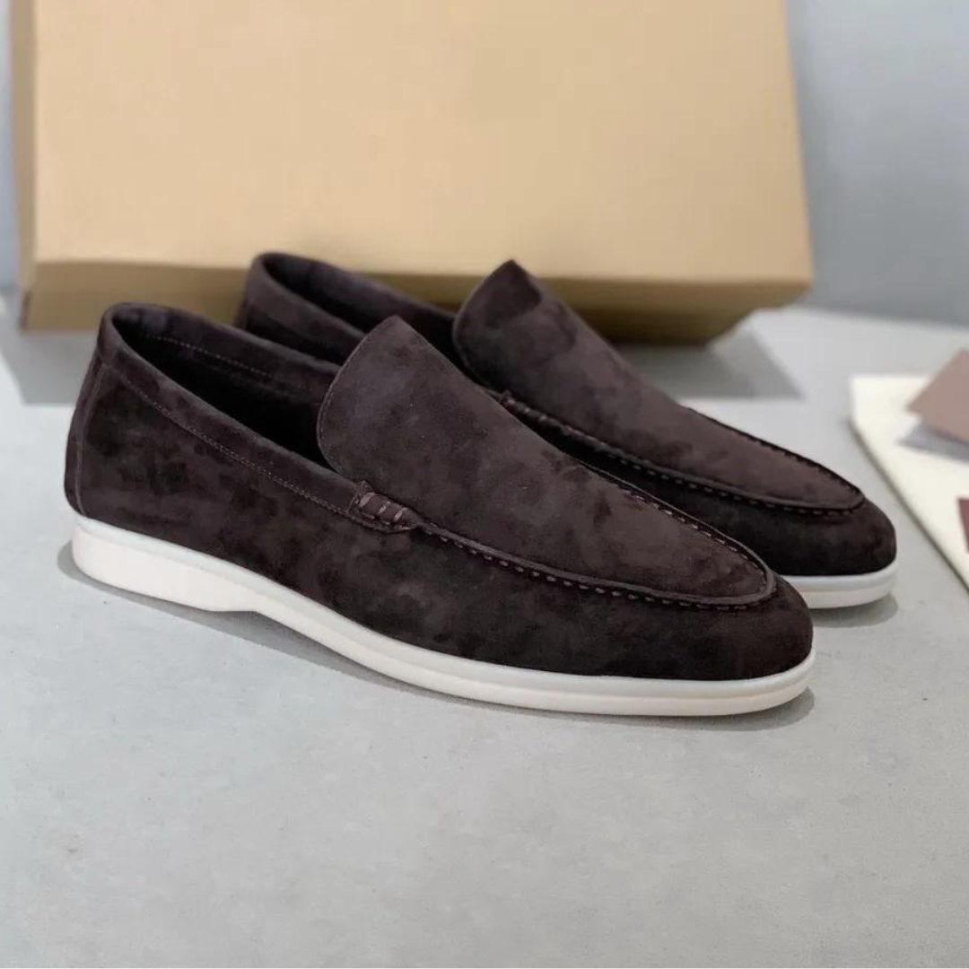 MOREL & LAURENT PARIS | Mocassins en suède élégant