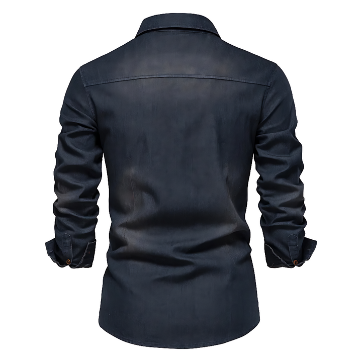 MOREL & LAURENT PARIS | CHEMISE EN DENIM POUR HOMME