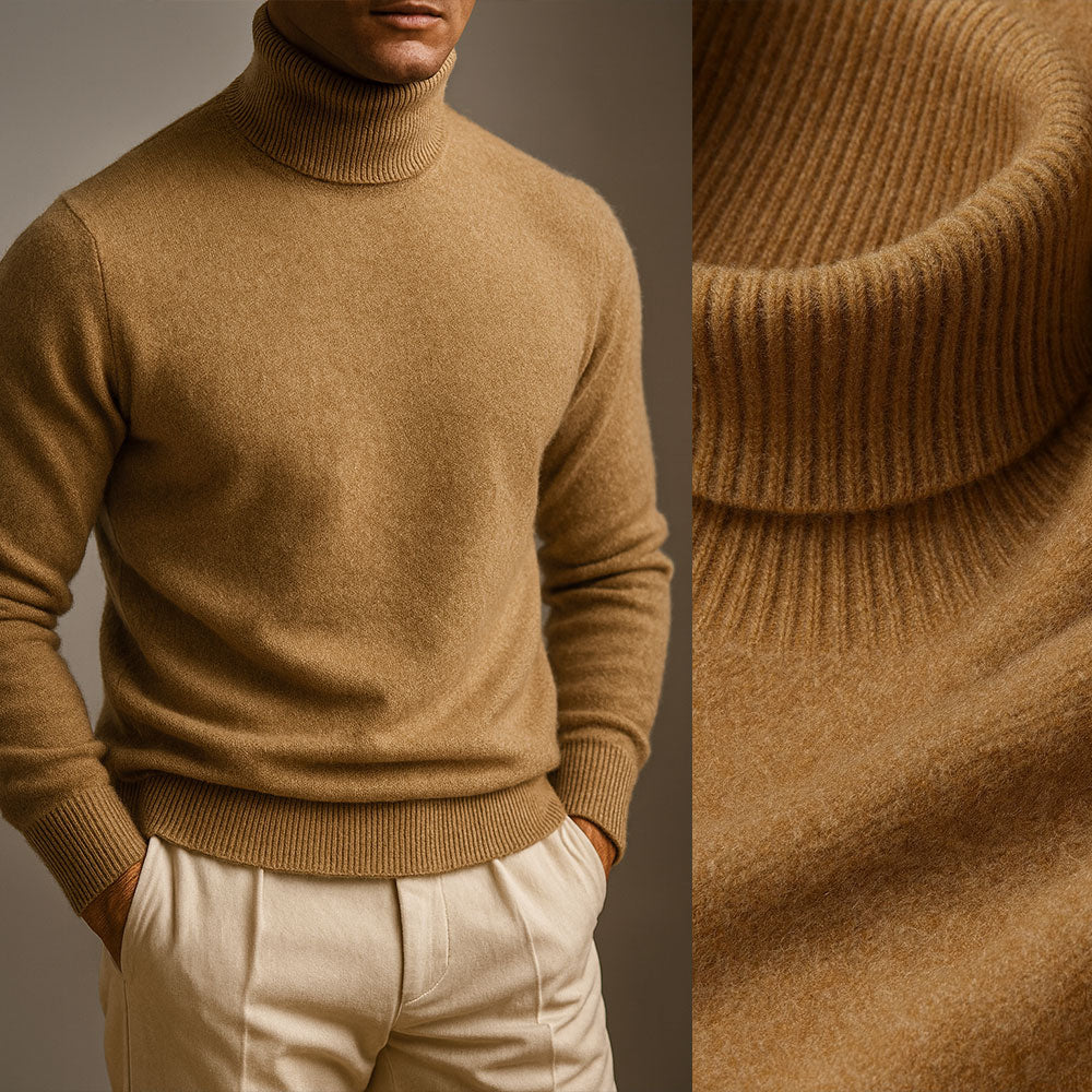 MOREL & LAURENT PARIS | PULL À COL MONTANT POUR HOMME