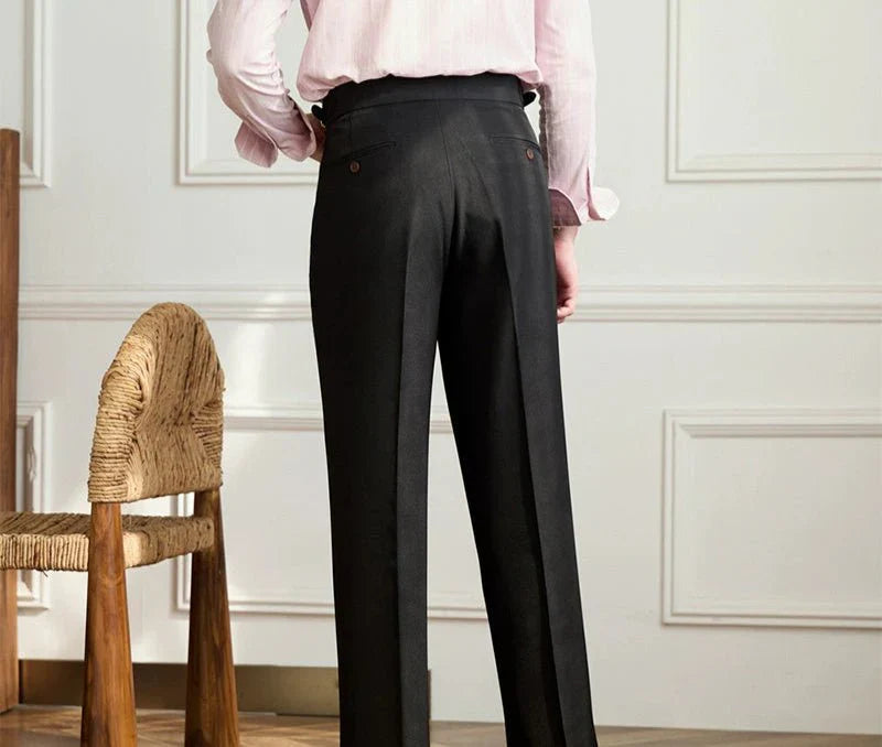 MOREL & LAURENT PARIS | Pantalon fluide taille haute élégant