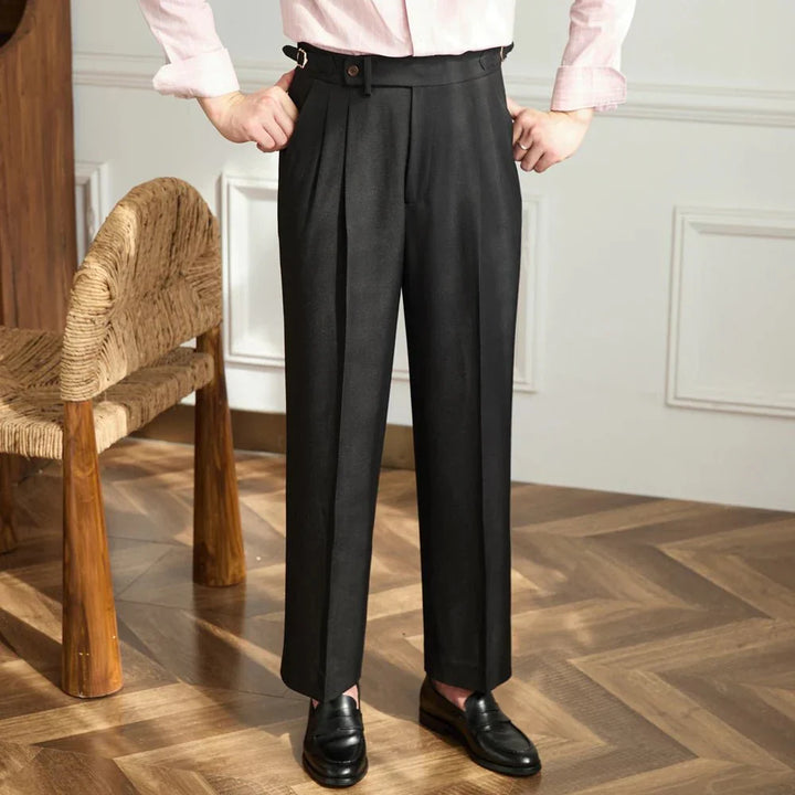 MOREL & LAURENT PARIS | Pantalon fluide taille haute élégant