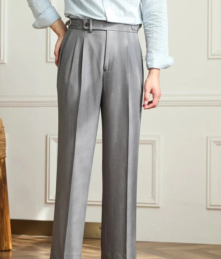 MOREL & LAURENT PARIS | Pantalon fluide taille haute élégant