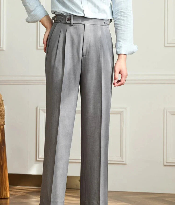 MOREL & LAURENT PARIS | Pantalon fluide taille haute élégant