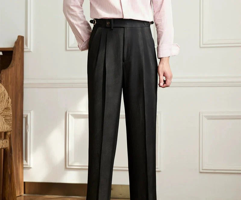 MOREL & LAURENT PARIS | Pantalon fluide taille haute élégant
