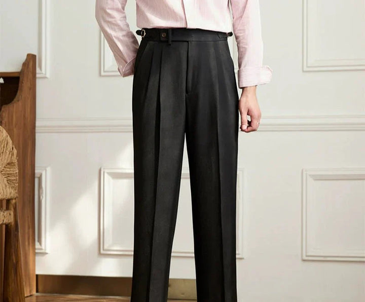 MOREL & LAURENT PARIS | Pantalon fluide taille haute élégant