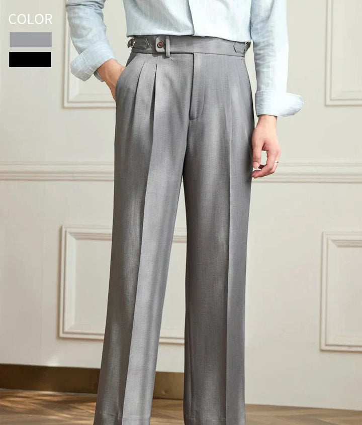 MOREL & LAURENT PARIS | Pantalon fluide taille haute élégant