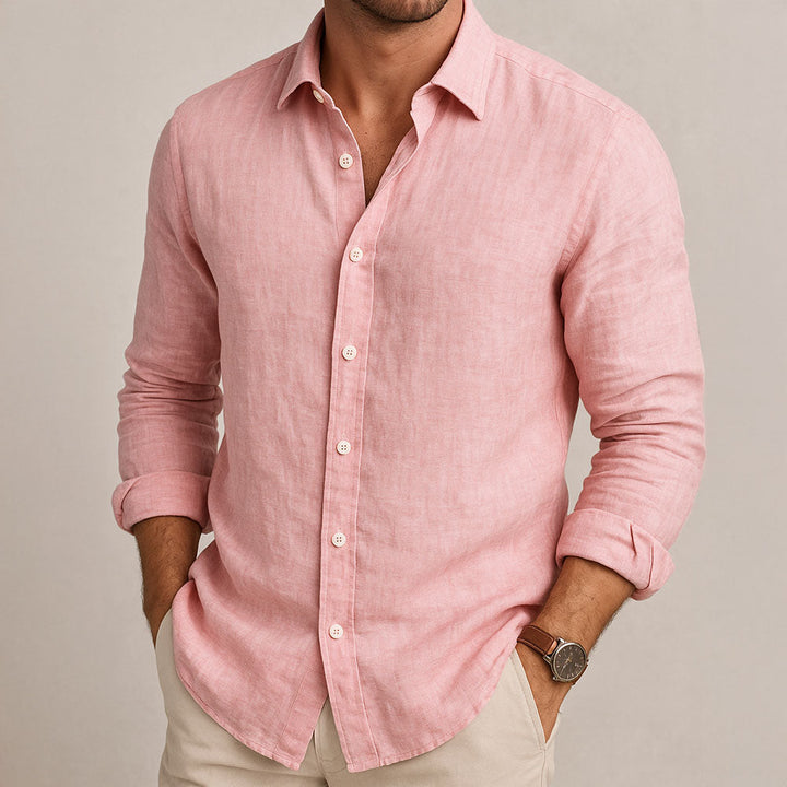 MOREL & LAURENT PARIS | CHEMISE ESSENTIELLE EN LIN POUR HOMME