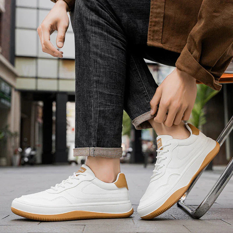MOREL & LAURENT PARIS | BASKETS EN CUIR VÉRITABLE