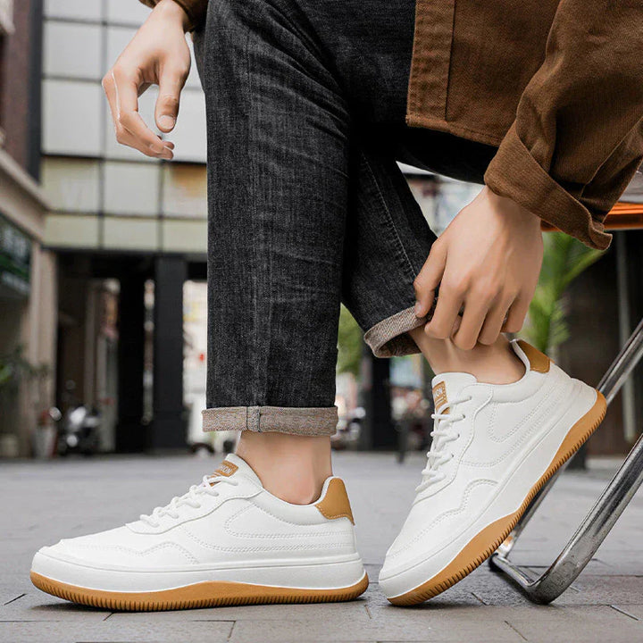 MOREL & LAURENT PARIS | BASKETS EN CUIR VÉRITABLE