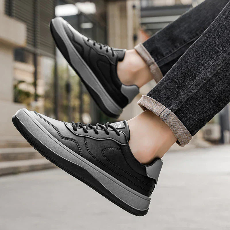 MOREL & LAURENT PARIS | BASKETS EN CUIR VÉRITABLE