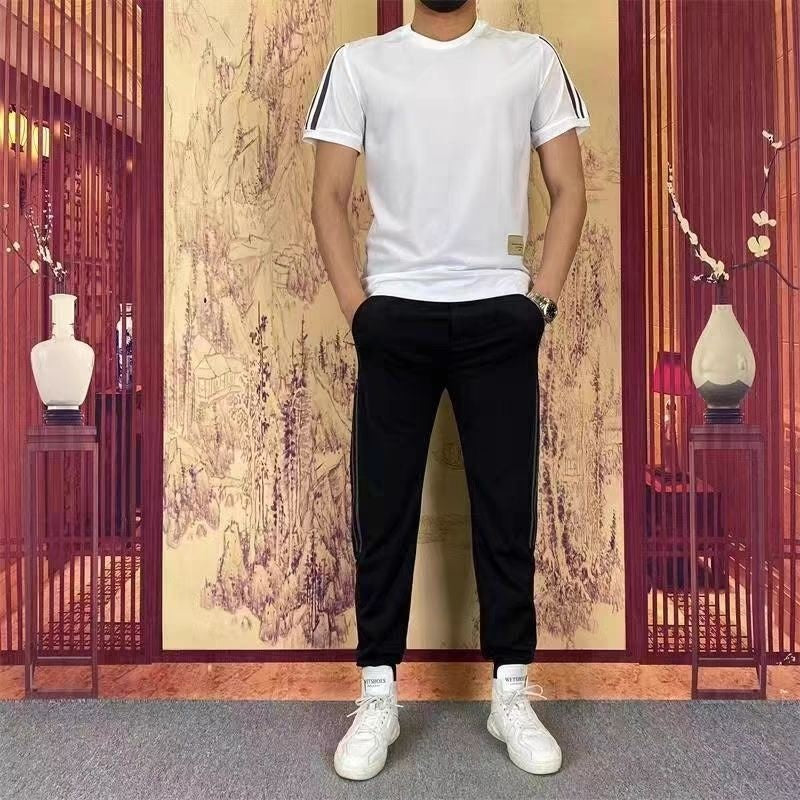 MOREL & LAURENT PARIS | COMPLET HOMME EN MATÉRIAU DE LUXE AVEC ÉLASTIQUE