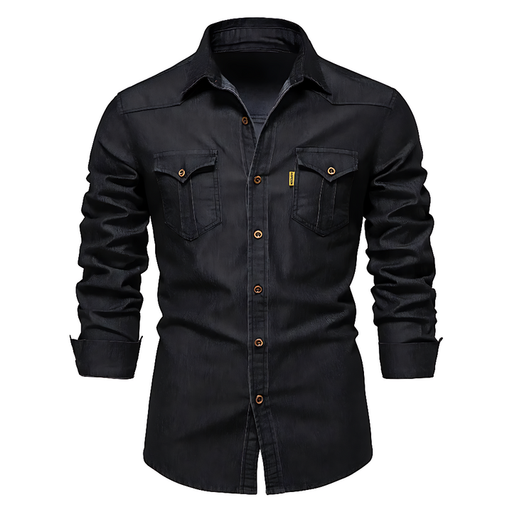 MOREL & LAURENT PARIS | CHEMISE EN DENIM POUR HOMME