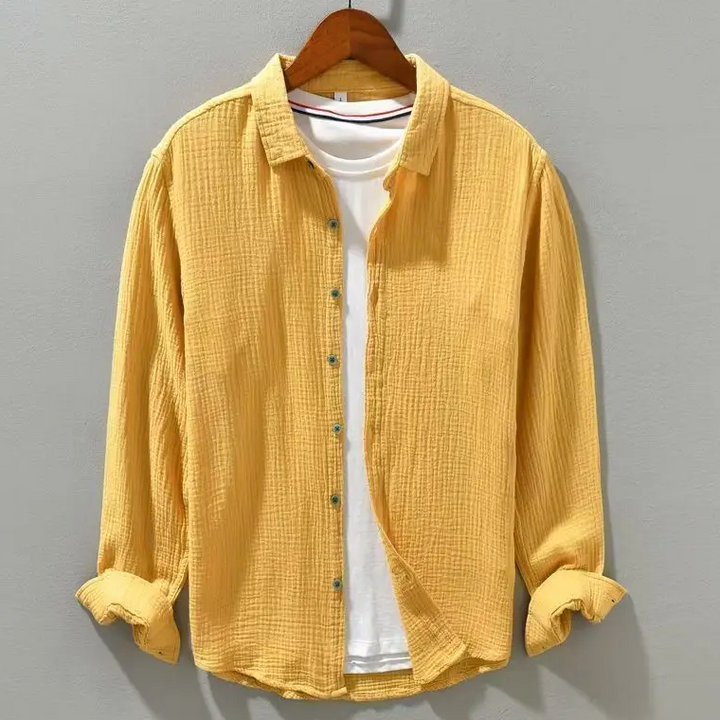 MOREL & LAURENT PARIS | CHEMISE ÉLÉGANTE EN COTON DOUX COMME DE LA SOIE