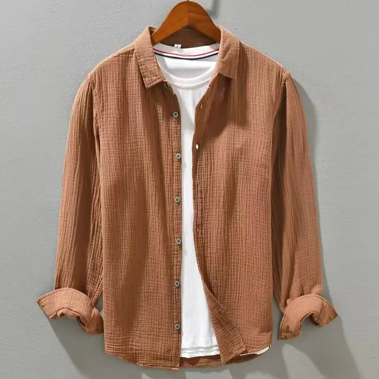 MOREL & LAURENT PARIS | CHEMISE ÉLÉGANTE EN COTON DOUX COMME DE LA SOIE