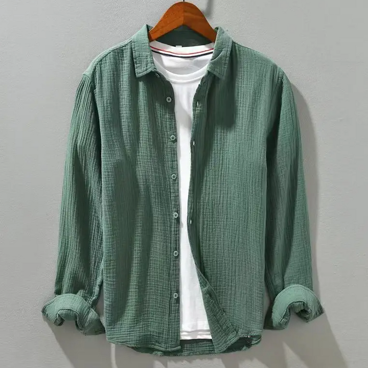 MOREL & LAURENT PARIS | CHEMISE ÉLÉGANTE EN COTON DOUX COMME DE LA SOIE